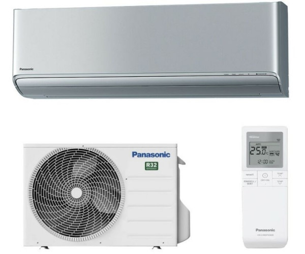 Panasonic KIT-XZ25-ZKE Etherea Ezüst Inverteres Split klíma